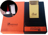 Зажигалка газовая в подарочной упаковке Broad (Турбо пламя) XT-4976 Gold