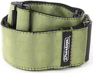 Ремінь гітарний DUNLOP D6710 Jacquard Hexagon Echo Olive Strap