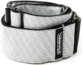 Ремінь гітарний DUNLOP D6712 Jacquard Cube Hatch Light Grey Strap