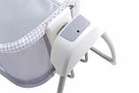 Лiжечко-колиска-гойдалка-манеж для немовлят з електро-заколисуванням Mastela 8902 (механізм гойдання: вліво-вправо, музика, USB,, фото 10