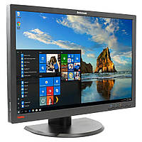 Монитор 24" 1920*1200 IPS Lenovo LT2452pw* LED VGA DVI DP USB*4 Pivot т.серый бу A- Гар.12мес!