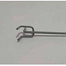 Гачок 35 см Ø 5 мм  на Перфорацію Одинарний  на перфорований стелаж, фото 3