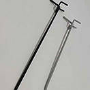 Гачок 15 см 1-й білий на перфорацію одинарний  товщина дрота 5 мм  перфорація 25 мм  упаковка 10 шт, фото 5