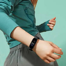 Фітнес браслет трекер Smart Band M6 смарт годинник Чорний, фото 6