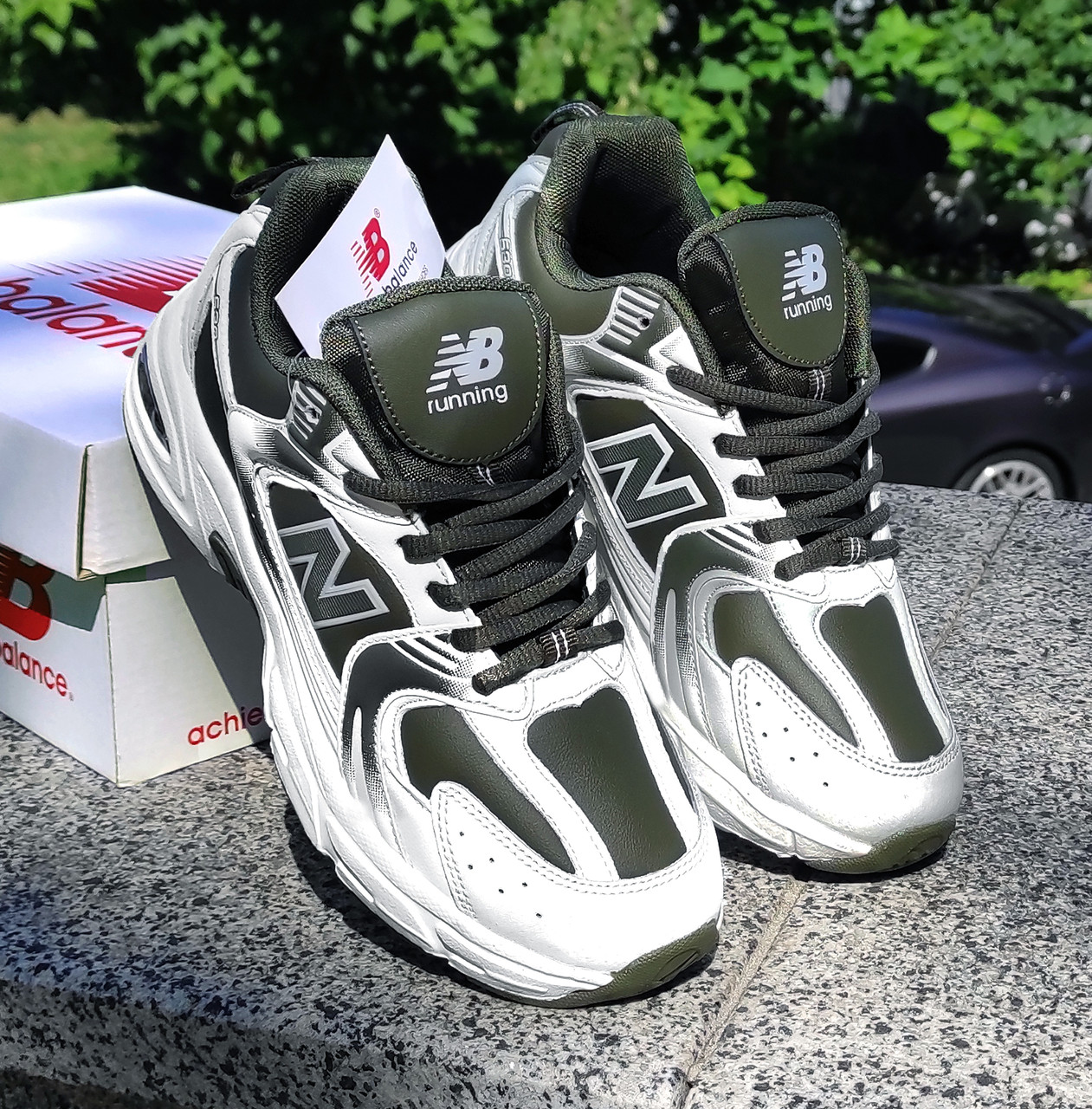 Остання пара по супер ціні 36 р Жіночі кросівки New Balance 530 оливка, фото 1