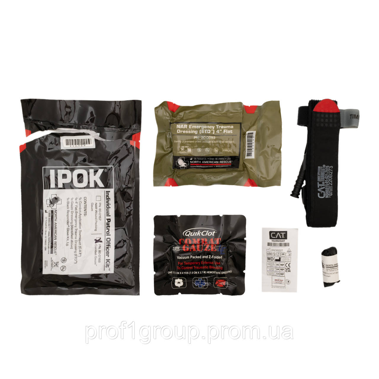 Аптечка індивідуальна NAR Individual Patrol Officer Kit (IPOK) Combat Gauze Multi єдиний