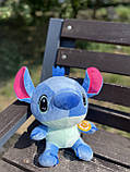 М'яка іграшка Стіч 33 см, плюшева Ліло та Стіч, Синій, рожевий Стіч Ангел, фото 2