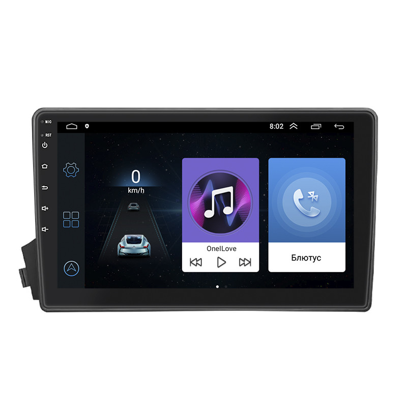 Al Штатна магнітола в машину для SsangYong Kyron I 2005-2007 екран 9" 1/16Gb Wi-Fi GPS Base
