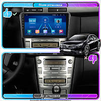 Lb Штатная магнитола в машину для Toyota Avensis II 2003-2006 экран 9" 2/32Gb Wi-Fi GPS Base