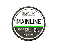 Леска Korda Basix Main Line 0.35мм 500м 12lb Camo green