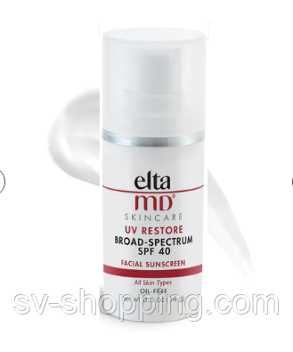 EltaMD Trial Size UV Restore Broad-Spectrum SPF 40, 14g Сонцезахисний крем, що відновлює