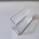 Підставка під візитки і ручку акрилова Китай, фото 4