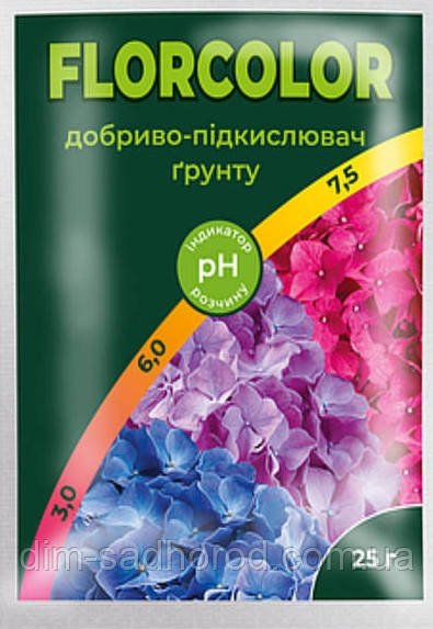 Добриво-підкислювач грунту Florcolor, фото 1