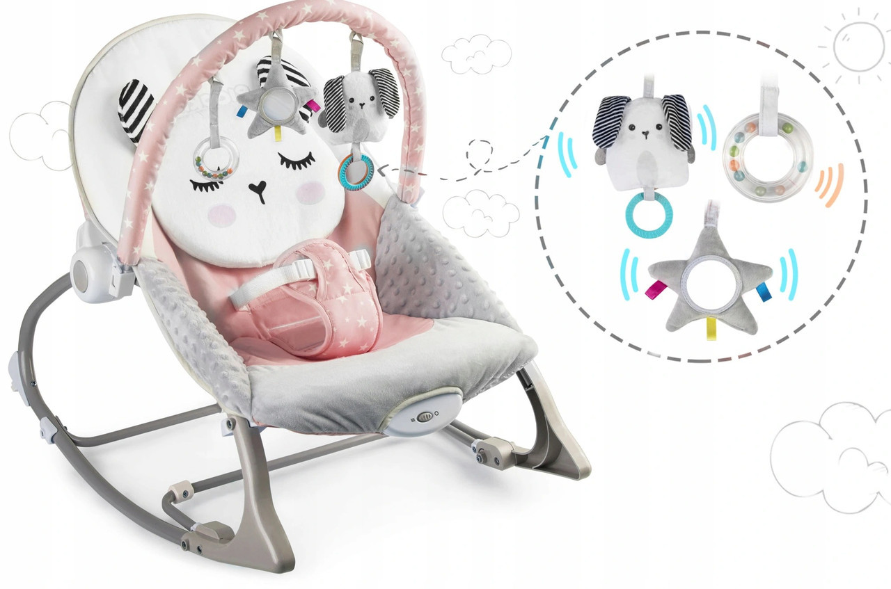 Характеристики Шезлонг качалка с вибрацией RICOKIDS 7325