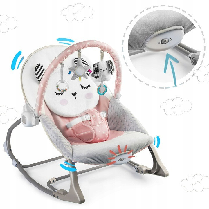 Характеристики Шезлонг качалка с вибрацией RICOKIDS