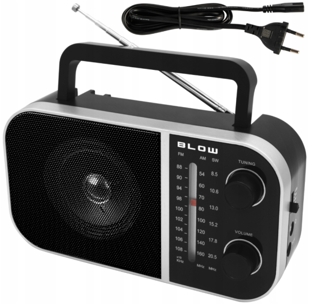 Радиоприемник с питанием от сети AM, FM, SW Blow RA6 (Польша)