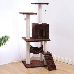 Домік-маточник для кота Taotaopets 047707 Коричневе сміття 140*54*30 см