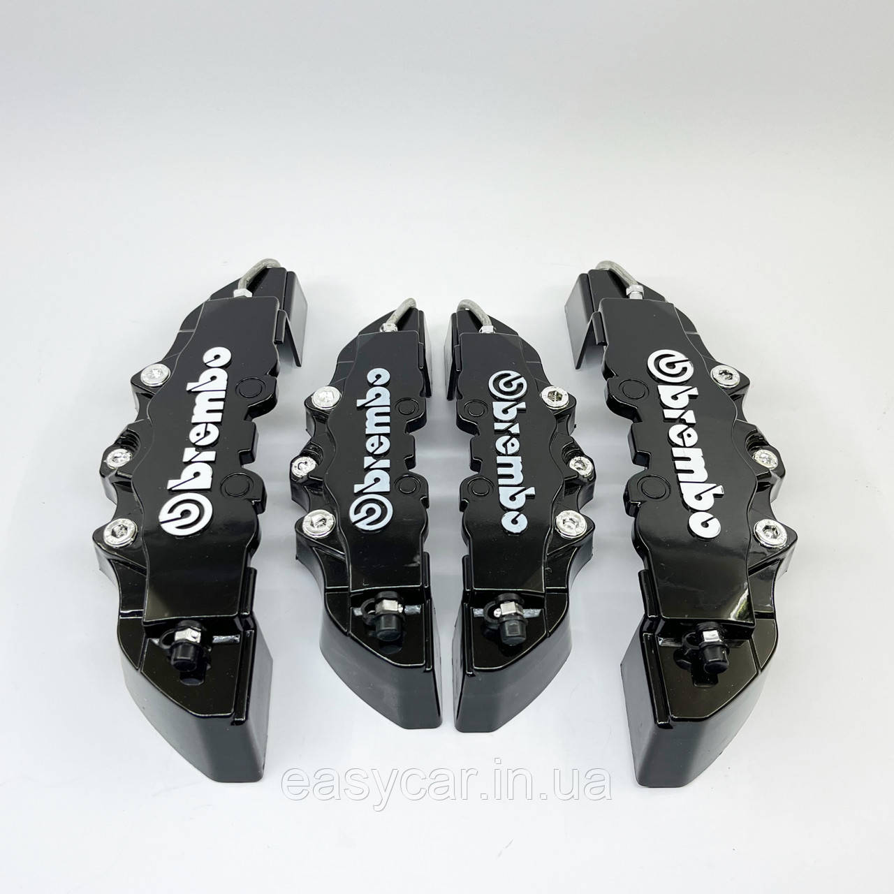 Декоративні накладки на гальмівні супорти "BREMBO" Чорні R15-18, фото 1