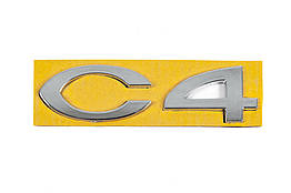 Напис C4 8665.Y4 для Citroen C-4 ABS-пластик