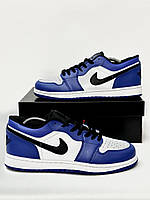 Мужские кроссовки Nike Air Jordan 1 low (blue) ||