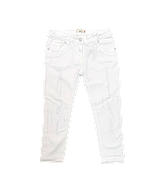 Белые джинсы для девочки To be too 122 см
