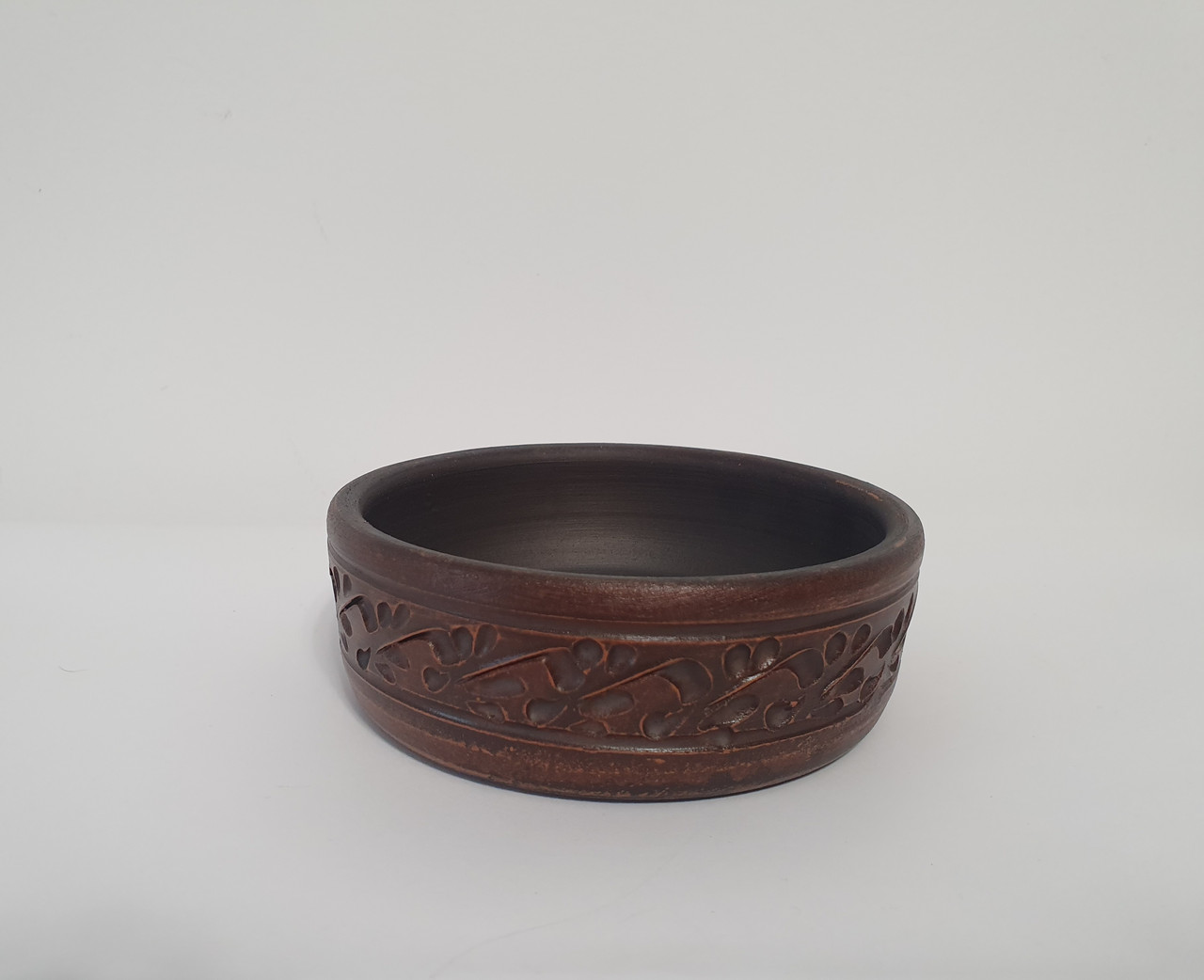 Кеци 13 см / сковорода без кришки, без ручок, грузинська, з червоної глини, (глиняна)