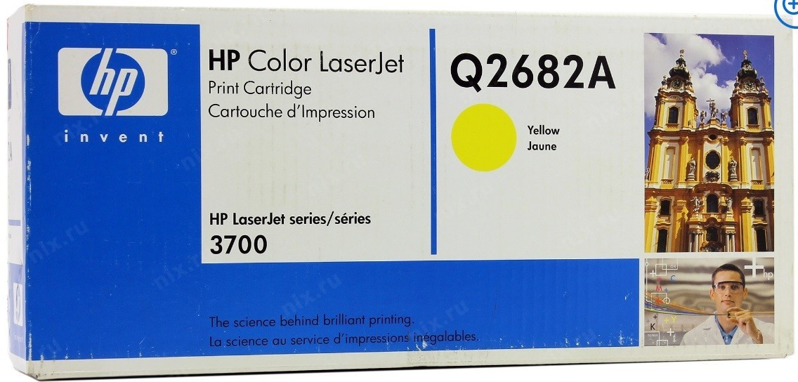 Картридж HP CLJ 3700 Yellow (Q2682A) лазерний, на 6000стор.