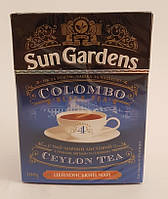 Sun Gardens Colombo черный и зеленый чай с кардамоном, бергамотом и цветочной смесью Сан Гарденс 100г