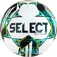 Мяч футбольный Select Match DB v23 (338) белo/зеленый