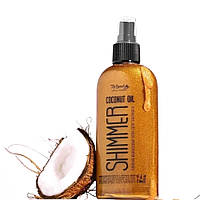 Олія кокосова для засмаги з шимером Top Beauty Shimmer Coconut Oil 100 мл