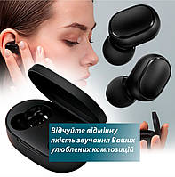 Бездротові Bluetooth навушники Redmi AirDots A6s Чорні