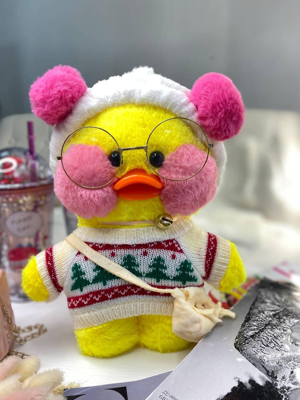Іграшка "Lalafanfan" з одягом (кофта, пов'язка, сумка + окуляри) Жовта 9031 219, Bambini, Жовтий, Унісекс