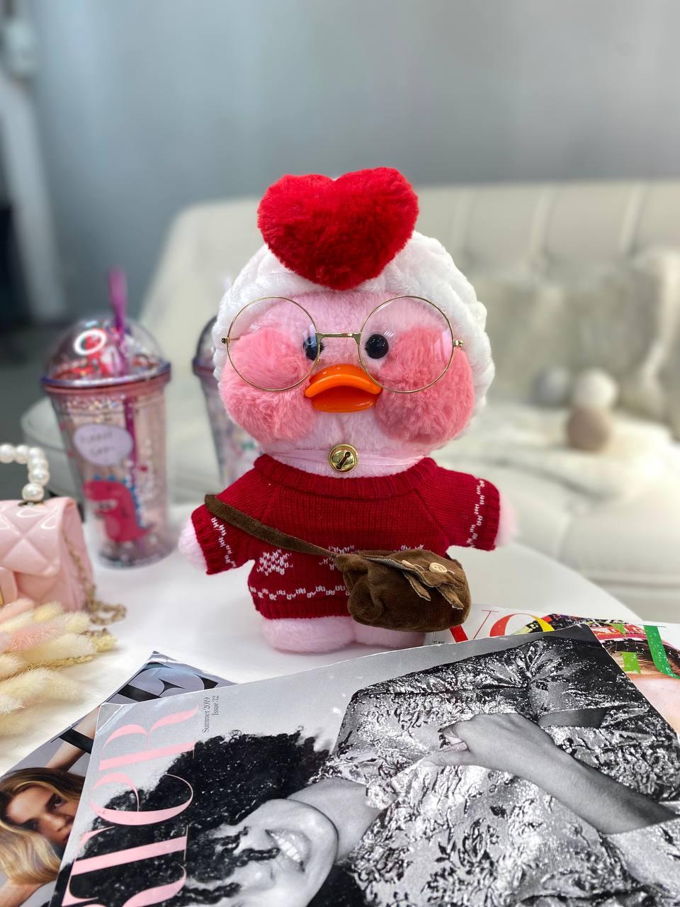 Іграшка "Lalafanfan" з одягом (кофта, пов'язка, сумка + окуляри) Рожева 9032 219, Bambini, Рожевий, Унісекс