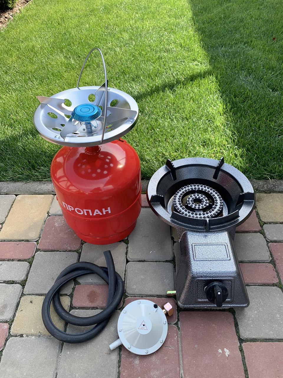 Газовий балон Superplast 12л газова плита таганок