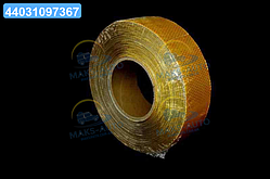 Стрічка світловідбивна (наклейка) рулон 50М*50ММ жовта (TEMPEST) TP 87.54.97 UA46