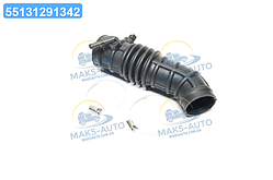 Патрубок (гофра) повітряного фільтра CHEVROLET AVEO 1,6 ( з датчиком та хомутами) EPDM ПРЕМІУМ 96439858-Т UA46