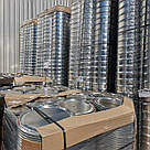 Відро металеве під обруч 10 літрів для фарби, жерстяне відро з обідком, з обтискним обручем, фото 3