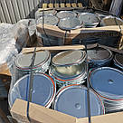 Відро металеве під обруч 10 літрів для фарби, жерстяне відро з обідком, з обтискним обручем, фото 4