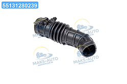 Патрубок (гофра) повітряного фільтра CHEVROLET AVEO 1,6 (у зборі) EPDM ПРЕМІУМ 96439858-Т UA46