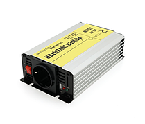 Інвертор напруги RITAR RSC-300, 12V/220V, 300 W з правильною синусоїдою, 1xShuko, 1xUSB, клемні дроти