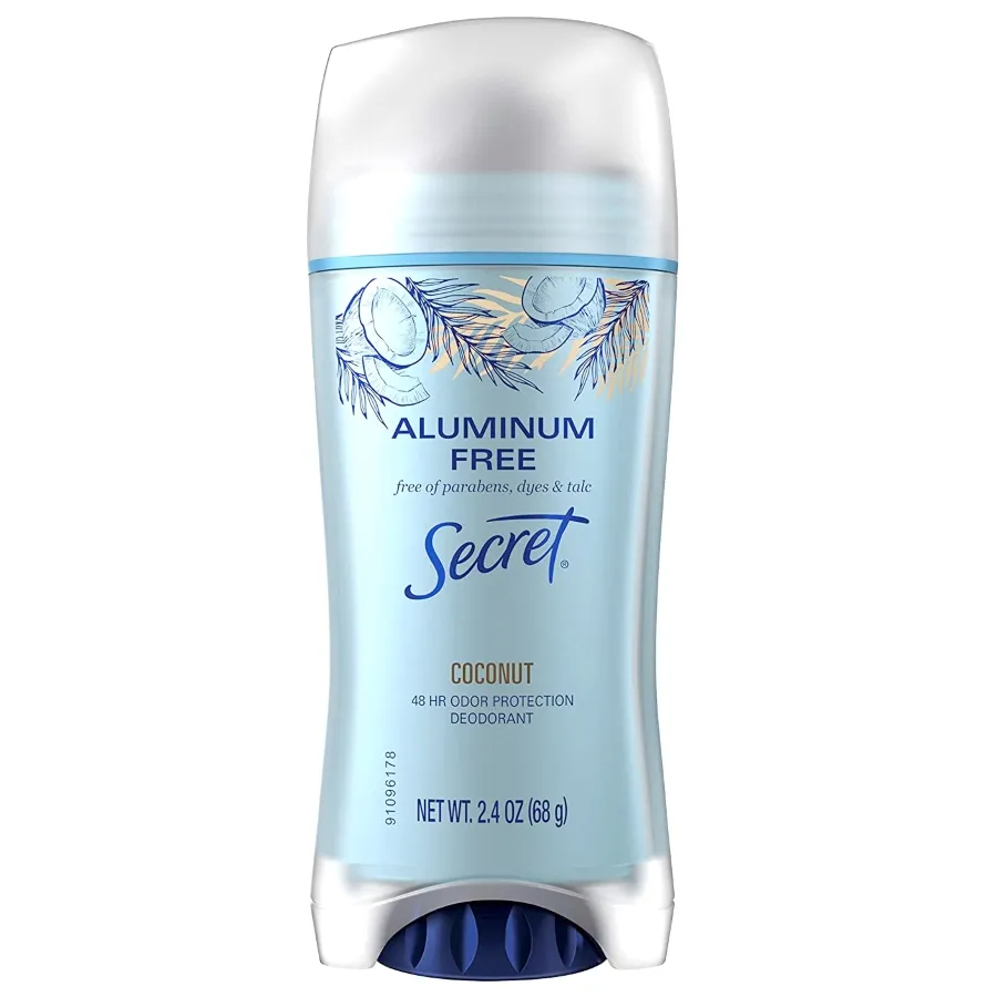 Твердий дезодорант БЕЗ АЛЮМІНІЮ Кокос Secret Aluminum Free Deodorant Coconut