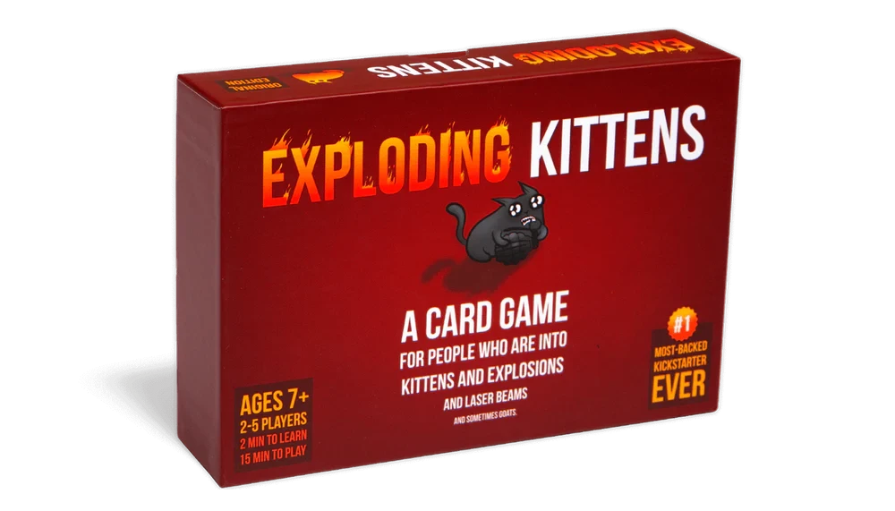 Настільна гра Exploding Kittens (Вибухові кошенята (англійською))