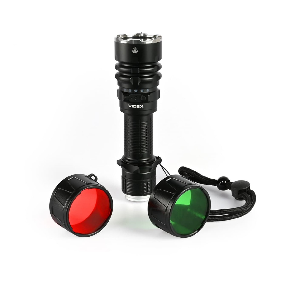 Тактичний акумуляторний ліхтарик VIDEX VLF-AT265 2000 Lm 6500 K