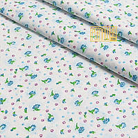 110*90 дитяча ситцева тонка пелюшка легка літня із ситця котонова для сповивання новонароджених у пологовий будинок 3115