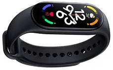 Розумний фітнес браслет смарт годинник Smart Band M7 Чорний, фото 5