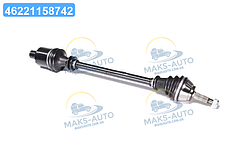 Піввісь моста RENAULT KANGOO 97- передн. прав. (без ABS) (RIDER) RD.255021062 UA46