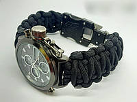 Часы БМВ из паракорда с застежкой-нож цвет плетение размер под заказ + брелок в подарок