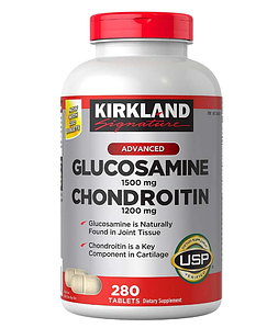 Kirkland Signature Glucosamine with Chondroitin - Глюкозамін з Хондроїтіном (280 табл.)