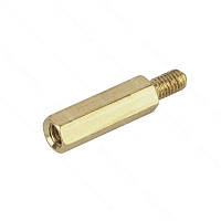 Стійка металева M3 гайка/гвинт, 12+6мм