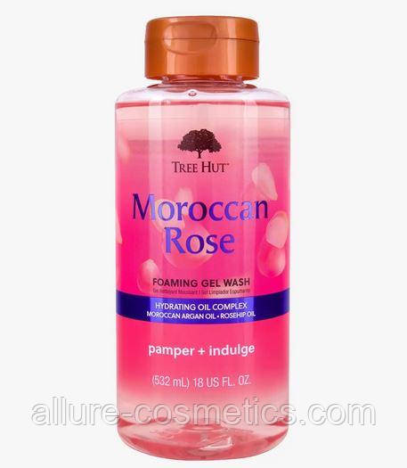 Гель для душу Марокканська троянда Tree Hut Moroccan Rose Foaming Gel Wash 532ml